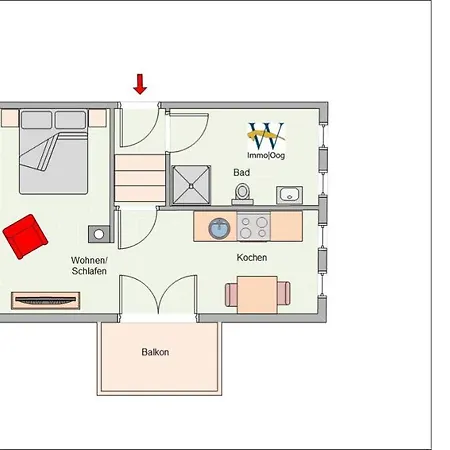 Ferienwohnung 5 Rosenblute